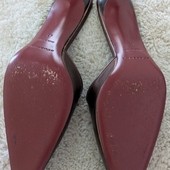 Burberry Leather Mules New!! ! - Picture 2 of 5